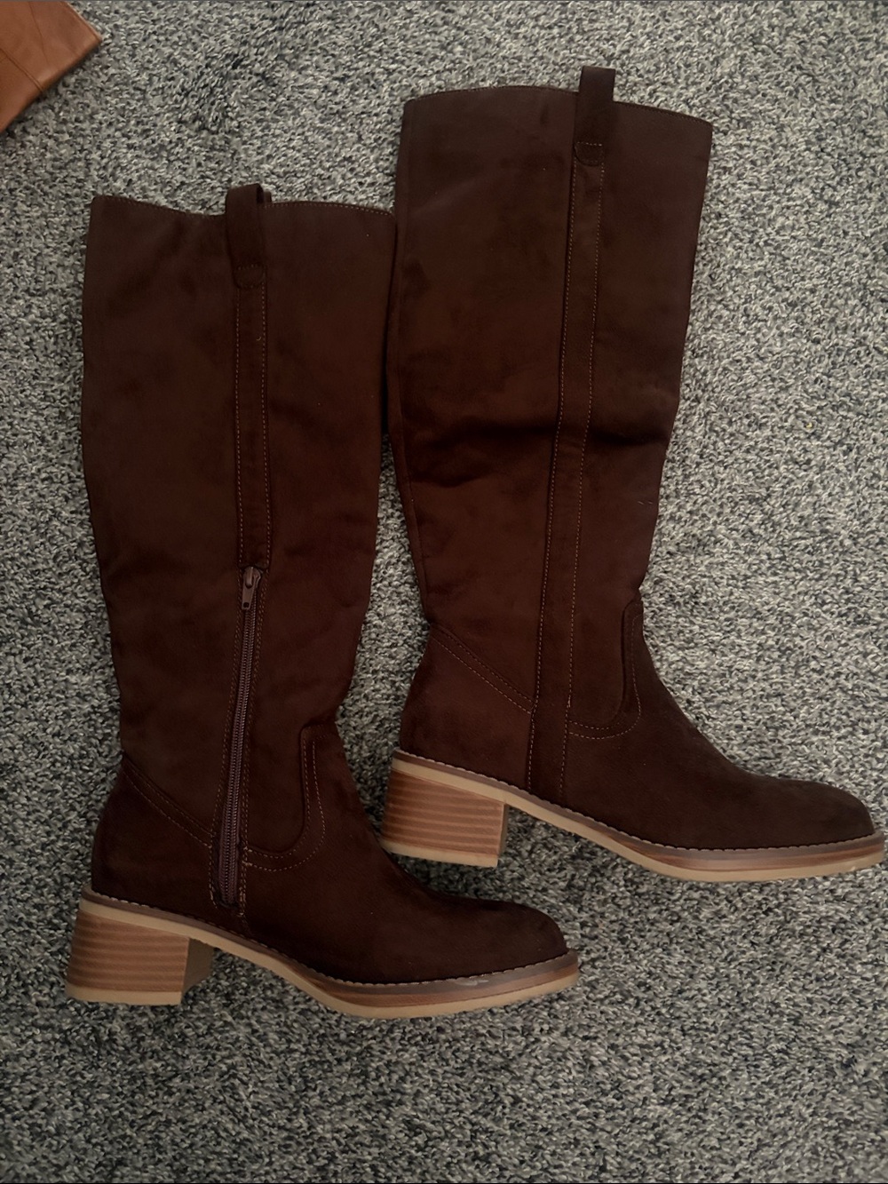 Seychelles Dark Brown Suede Knee Boots